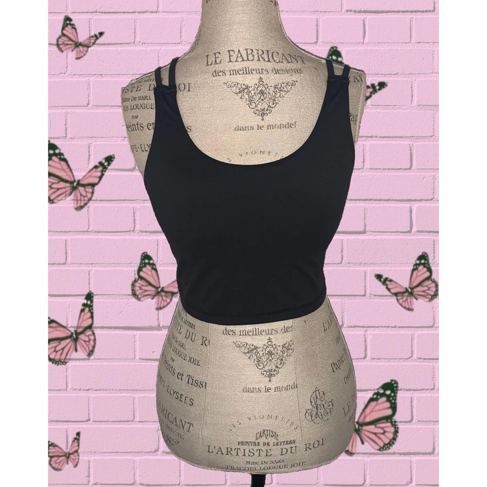 Youloveit Longline Workout Cami Cropped Sports Bra Tank Top